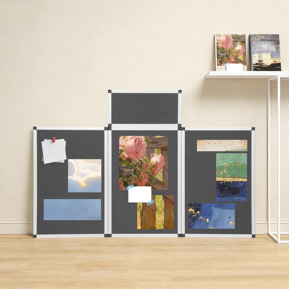 Free Standing Versatile Layout Folding Presentation Board Rotates 360° Degrees