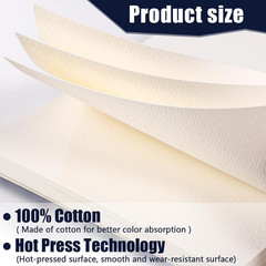 30 Sheets Watercolor Paper Pad, A5 (8.3 X 5.8) Hot Press Watercolor Paper, 14…