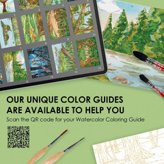 Watercolor Coloring , 15 Sheets A5 (8.3 X 5.8),Watercolor for Adults: Ignite Yo