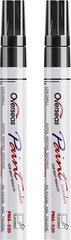 2-Pack Black Paint Markers – Quick Dry, Waterproof & Multi-Surface Use