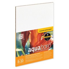 Ampersand Art Supply Aquabord | 8″ x 10″ | 1/8″ Flat Profile | Watercolor Pai…