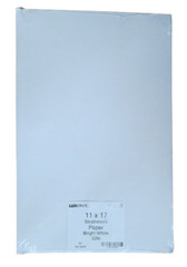 Lux Strathmore Paper Bright White (50) 11″x17″ 32lb 50 Pack Loose Leaf