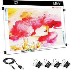 A2 LED Light Pad for Diamond Art Painting Light Board with 3 Brightness Tracing