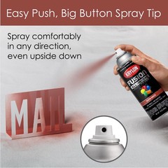Krylon K02733007 Satin Brick Fusion All-in-One Spray Paint 12 oz. (Pack of 6)