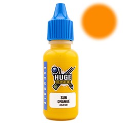 Huge Miniatures Airbrush Paint, Sun Orange Acrylic Model Color – 17ml Bottle