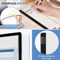 3 Pcs Monitor Memo Board, 11″ x 3.1″ Clear Acrylic Office Desk Accessories, C…