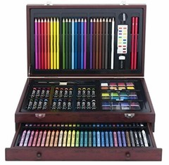 142 PIECES Create and Color Wood Art Set – Art 101