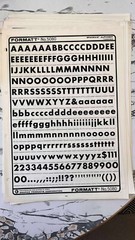 Formatt Dry Transfer Type Sheets Vintage Art Supply (Lettraset) Acetate NOS