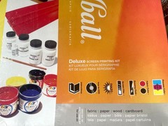 Speedball Deluxe Screen Printing Kit New Old Stock DIY Posters + T-Shirts