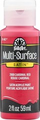 Multi-Surface Paint, 2 oz, Cardinal Red