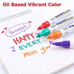 Total Tire Letters Waterproof Permanent Paint Marker Pen Car Tires Rubber Metal