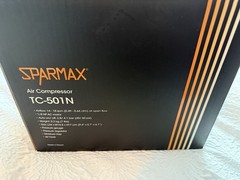 Iwata Hi-Line Total Control HP-CH Airbrush AND Sparmax Air Compressor -READ DES.