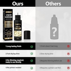 High Gloss Gold Liquid Leaf Paint – Alcohol-Based Airbrush Paint 2 Fl Oz