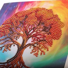 CraftBuddyUS CCK-A135: “Tree of Life” Crystal Art Card 18 x18cm