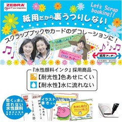 ZEBRA Water-based Pen Paper Mackey Light Blue 10 Pieces B-WYT5-LB