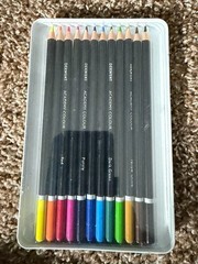 Derwent Academy Color (2301937): Color Pencil tin of 12 (Assorted Colors)