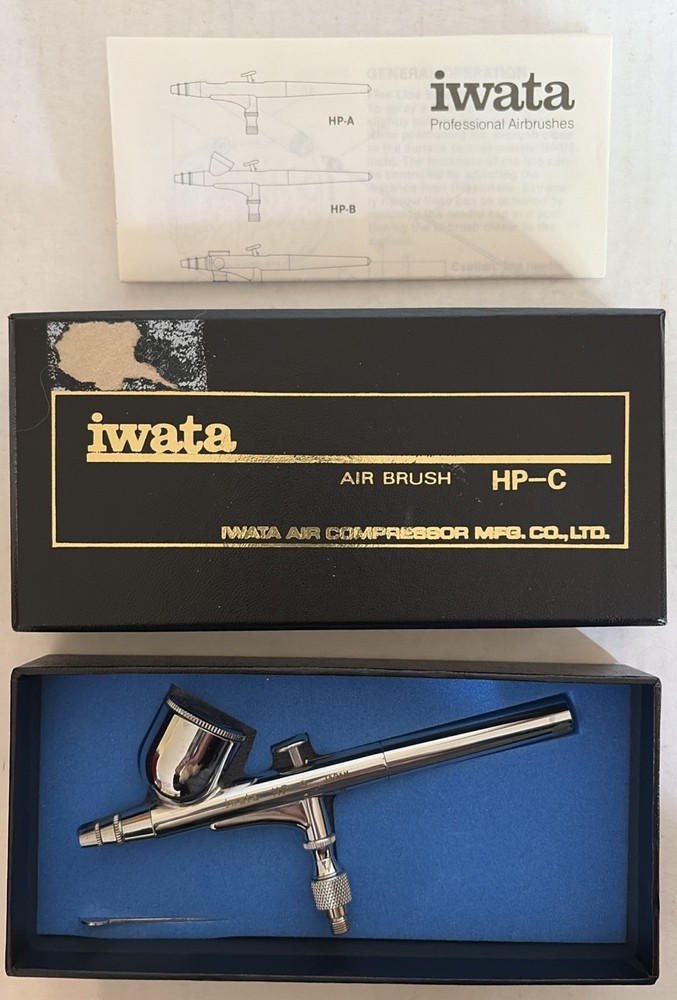Vintage Iwata Airbrush Tool HP-C Made In Japan