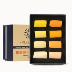 Unison Artists Soft Pastels Set Orange & Yellow Colours Mini 8pc