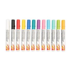 Royal Langnickel 2mm Reversible Tip Acrylic Paint Markers Primary Set 12pc