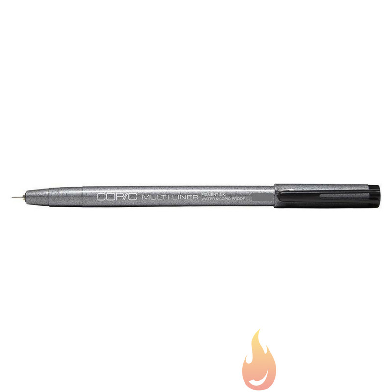 Copic Multiliner BLACK Color Individual Disposable pen type SELECT NIB SIZE