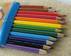 Imagine Coloring Colored Pencils 4.5” Set of 12 Made in Vietnam