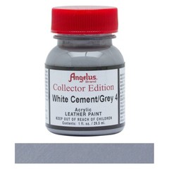 Angelus Collector Edition Acrylic Leather Paint White Cement 1 fl oz Bottle
