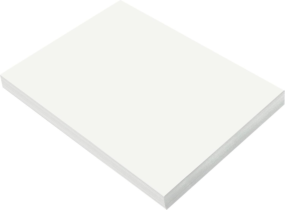 (Formerly Sunworks) Construction Paper, White, 9″ X 12″, 100 Sheets