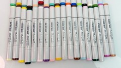 Copic Classic Markers Lot Of 35 Dual-Tip Alcohol Ink Pens Artist Sketch