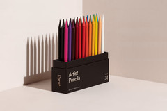 Karst Woodless Artist Pencils – 24 Pack – Coloured – 2B – Pure Pigment No Wood