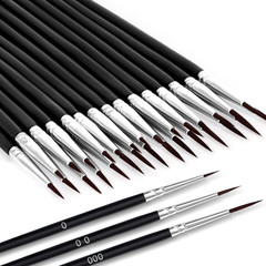 30 Pcs Tiny Detail Paint Brushes Set, Micro Small Paint Brush with 3 Sizes