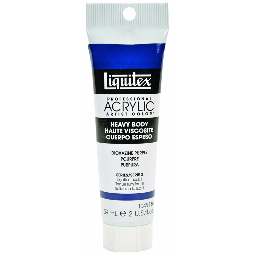 Liquitex Hvy Acrylic 2 Oz Dioxazine Purple