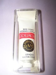 New Da Vinci Paint Tube Gouache 37ml Red Light Vermillion #476, old stock