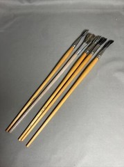 5 F.P.I. Inc 8020.244.0253 1/2” Flat Paint Brushes 11.5” Long