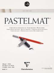 Clairefontaine – Ref 96029C – Pastelmat Pastel Card Pad 30 X 40 Cm, White