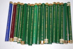 Vtg Lot of 17 AW Faber‑Castell Lead Refill Tubes – Mixed Leads – Some Missing
