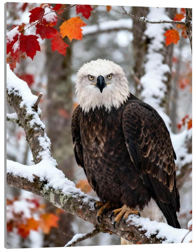 Eagle Paint By Numbers Kit For Adults DIY Wall Art Decoration 16×20 Inches
