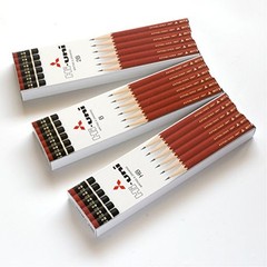 MITSUBISHI Pencil HUHB Hi-Uni Wooden Hexagonal Body Pencil HB 1 Dozen F/S wTrack