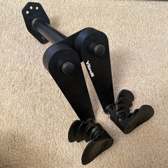 Vibrelli Bike Wall Mount – Horizontal Storage Rack for Hanging 1 PACK, Black