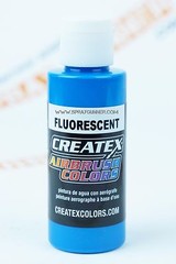 Createx Airbrush Colors 5403 Fluorescent Blue 4oz. water-based paint