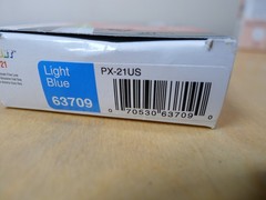 Uni-Paint PX-21 Light Blue(3pk), Fine Line 0.8-1.2mm, Oil-Base Paint Marker
