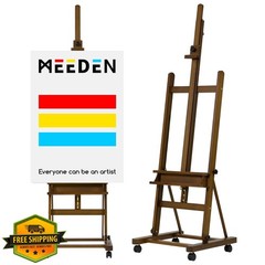 MEEDEN H Frame Beech Wood Easel