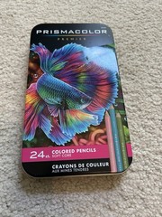Prismacolor Soft Core Colored Pencils 24 Count New In Tin