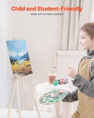 VEVOR 24-Pack 8×10″ White Canvas Boards for Painting Acrylic Oil Art