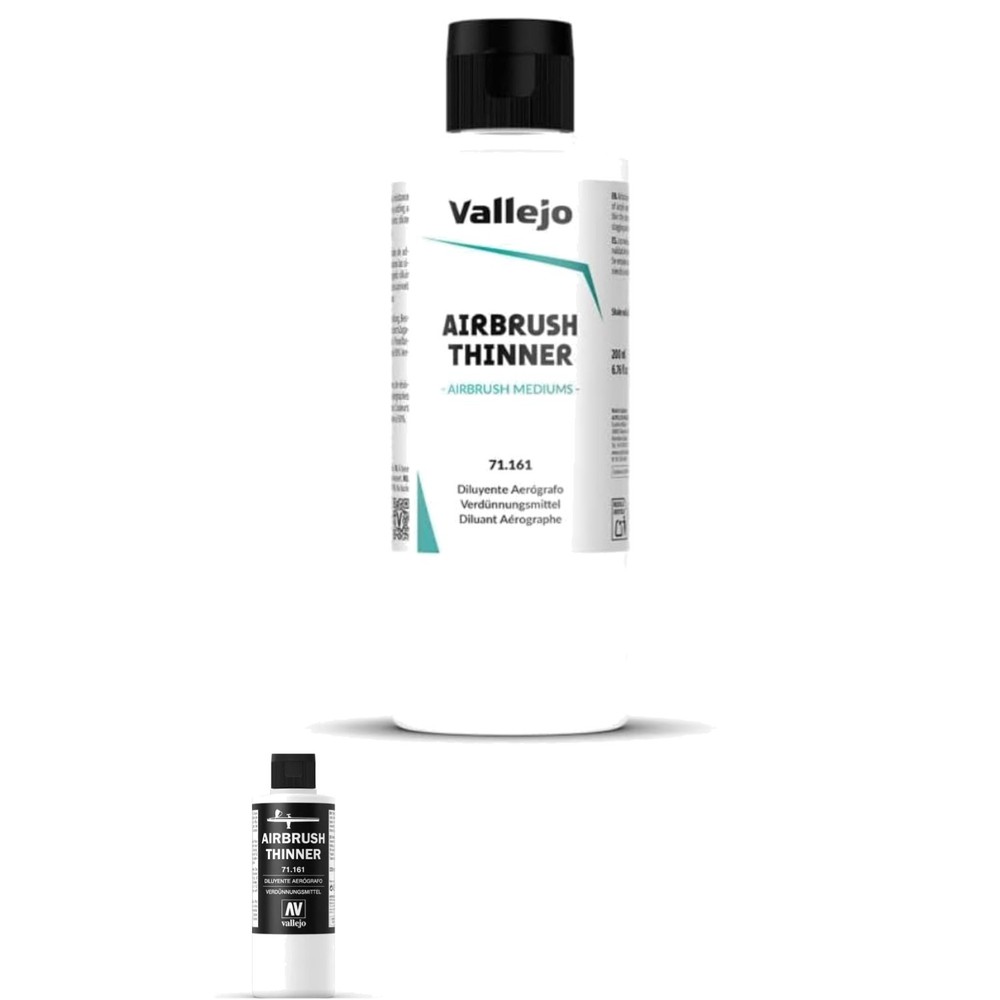 Versatile Acrylic Airbrush Thinner, 6.76 fl.oz for Professional Results