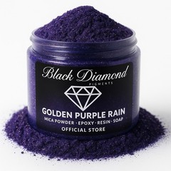 Black Diamond Pigments® | Golden Purple Rain is a premium professional pigment