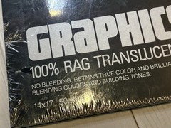 Bienfang Graphics 360 Rag Translucent Marker Paper Pad 14″ X 17″ 50 Sheets