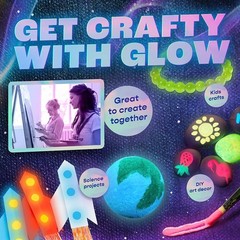 Neon Acrylic Paint Set of 8 Bottles 0.7 Fl Oz Ideal for Indoor Outdoor Use
