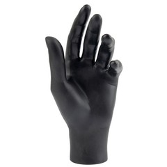 Framendino, Female Mannequin Hand Ring Holder Display for Jewelry Left, Black