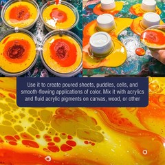 Pouring Masters Gloss Pouring Effects Medium – 64-Ounce/Half Gallon