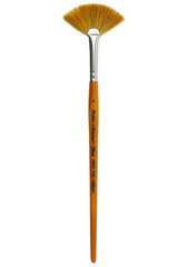 Ted 2004s4 Golden Natural Fan Paintbrush For Oil Acrylic Watercolor Gouache Inks